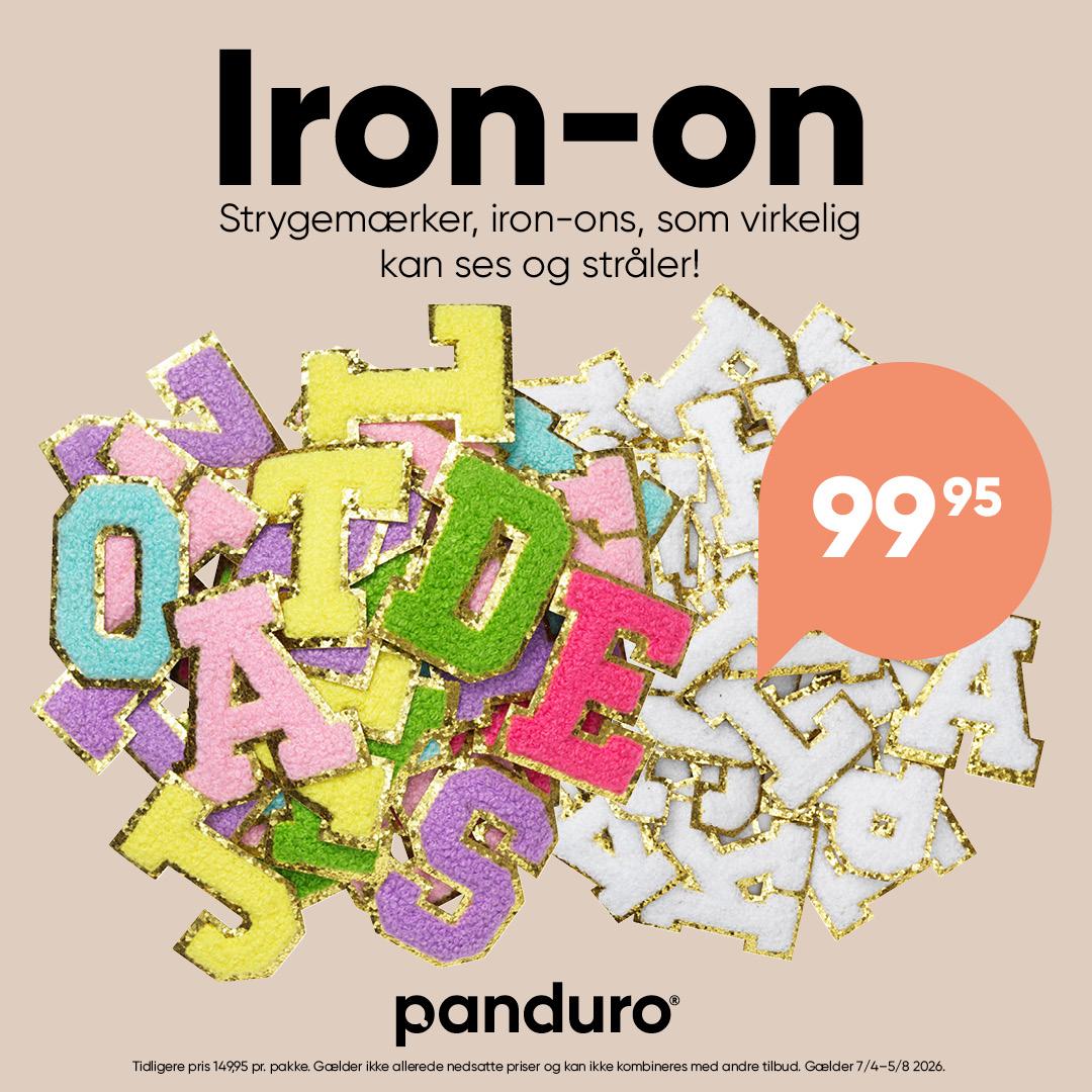 Strygem&aelig;rker&comma; iron-ons&comma; som virkelig kan ses og str&aring;ler&excl;