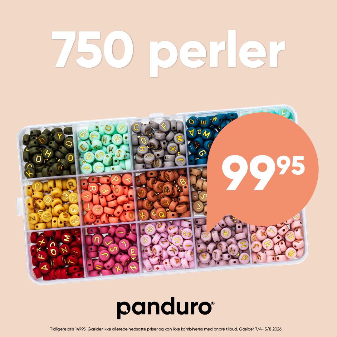 Farvestr&aring;lende bogstavperler