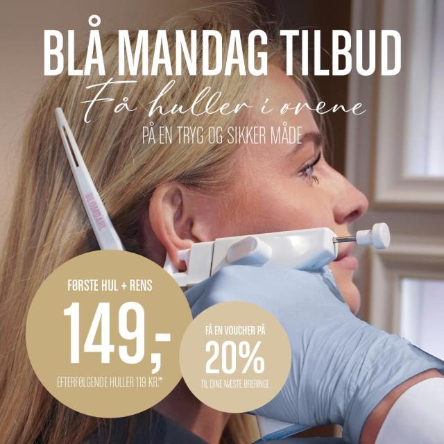 🎊TILBUD PÅ HULLER I ØRERNE🎊
