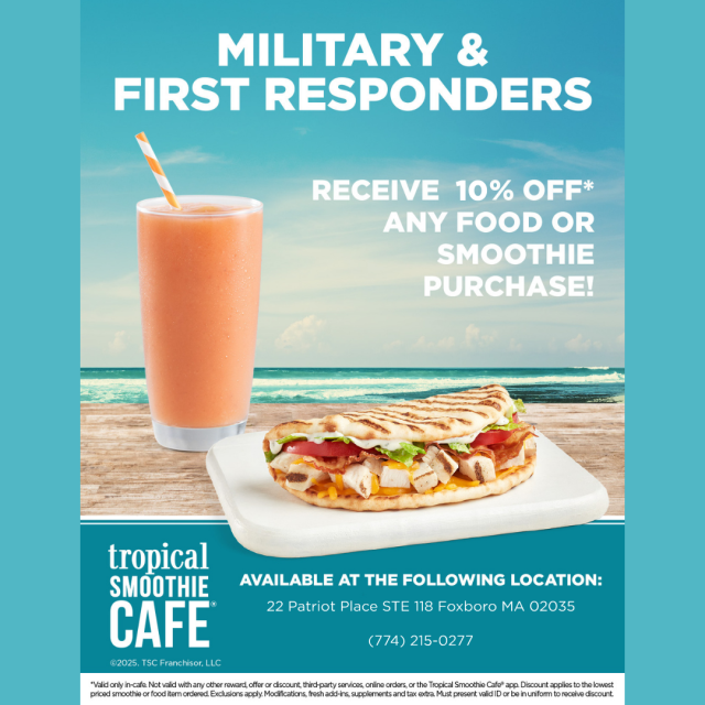 10% Off Military & First Responders