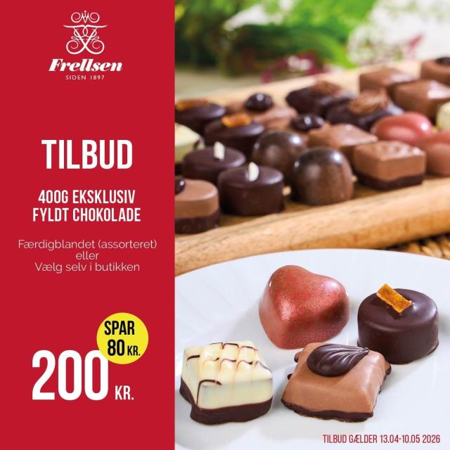 De lækreste fyldte chokolader