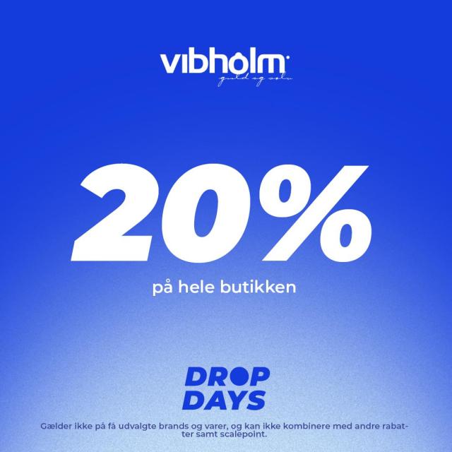 Spar 20% på hele butikken