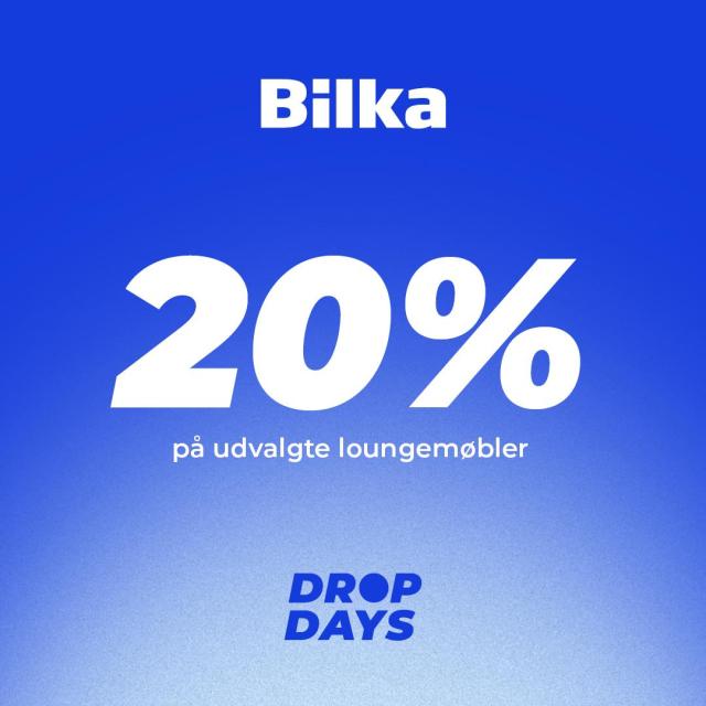 20% på udvalgte loungemøbler