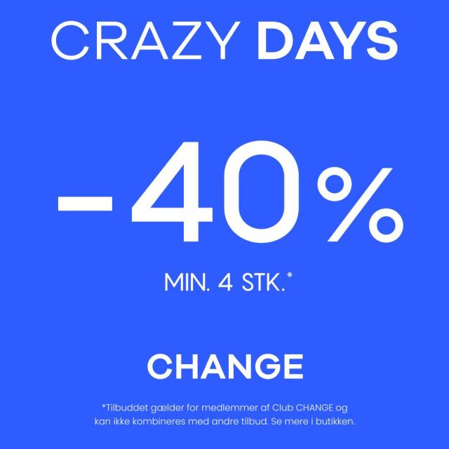 Crazy Days - 40%* 💙