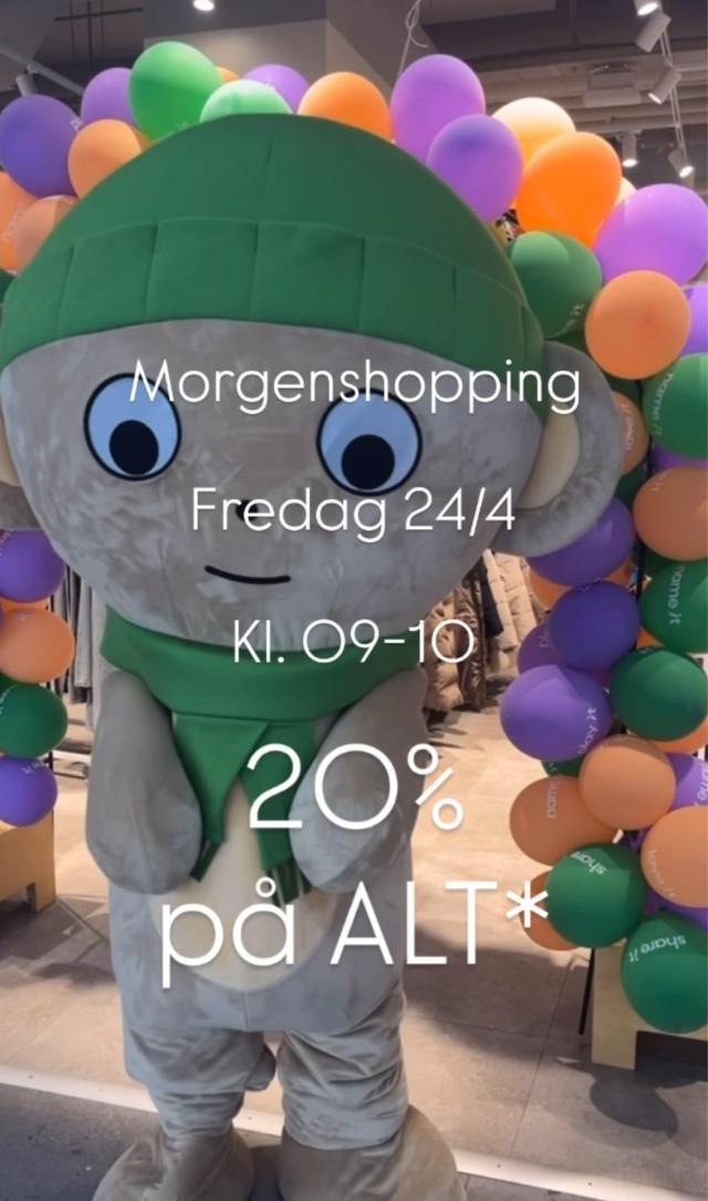 20% på hele* butikken 🛍️🎊
