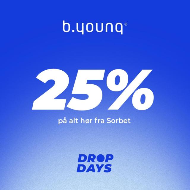 Spar 25% på alt hør fra Sorbet