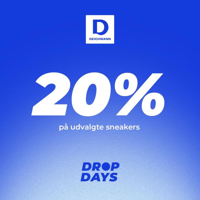 Spar 20% på udvalgte sneakers