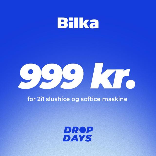 2i 1 Slushice og softice maskine