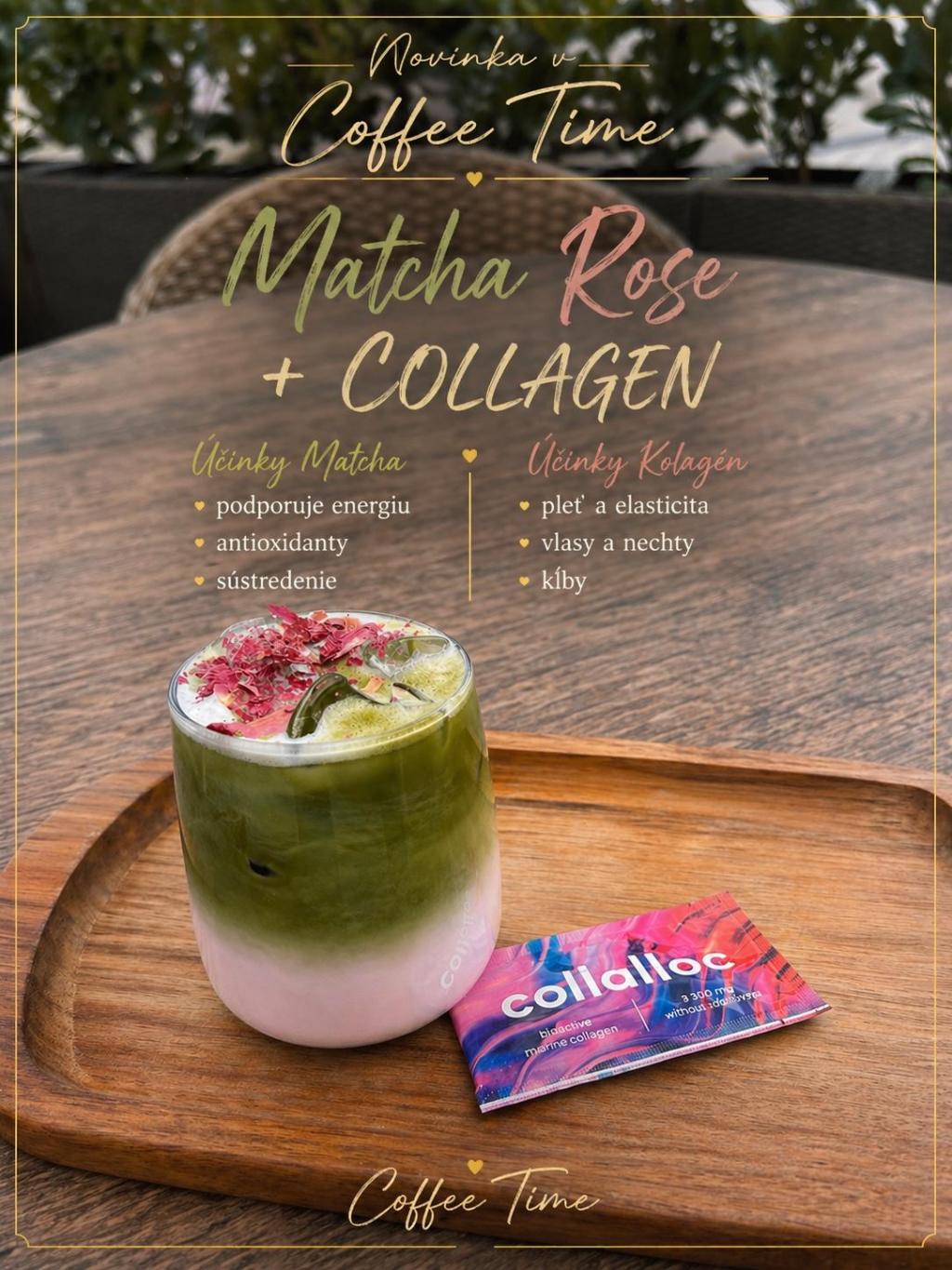 Matcha Rose+Collagen 🌹