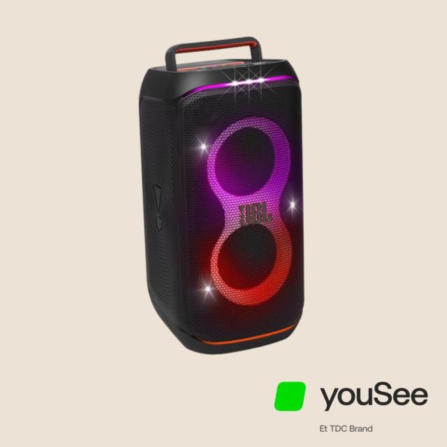 Åbningstilbud: Trådløs JBL partybox club 120 højttaler