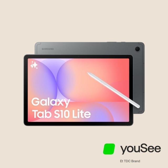 Åbningstilbud: Samsung Galaxy Tablet S10 Lite 5G 128 GB Gray