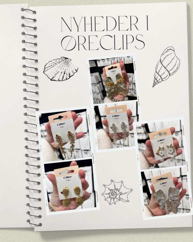 Nye øreklips er landet💫🤍✨