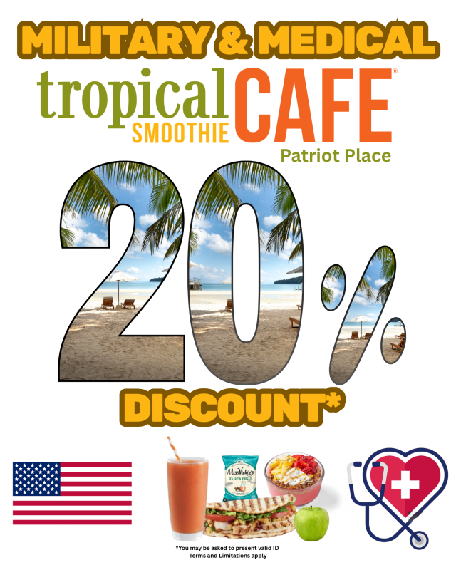 Medical and Military Appreciation Discount