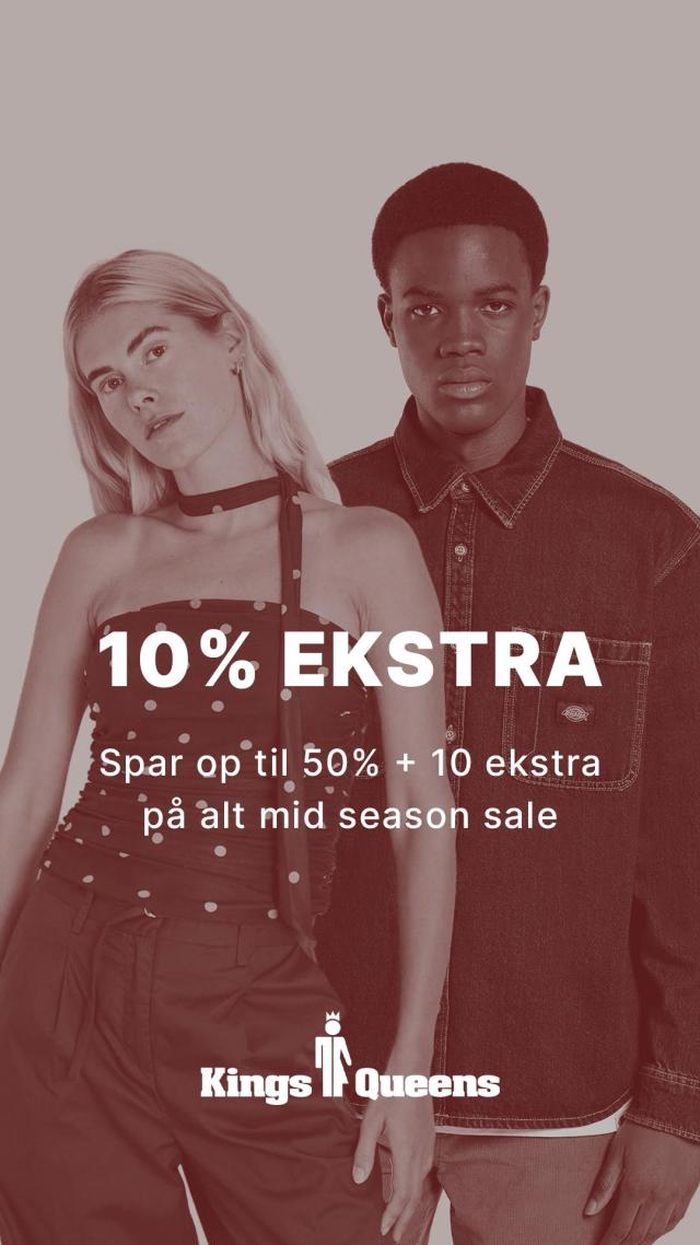 10% EKSTRA PÅ MID SEASON SALE ❤️‍🔥