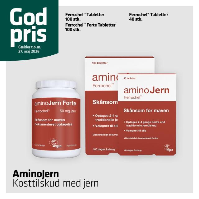 Skånsomt jerntilskud til din mave