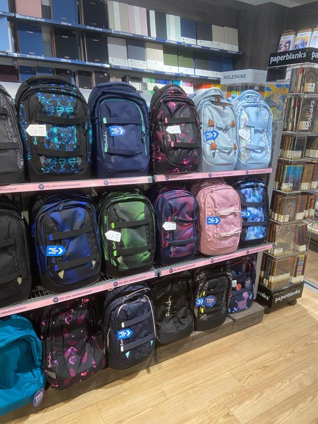 20% på alle skoletasker  drop days