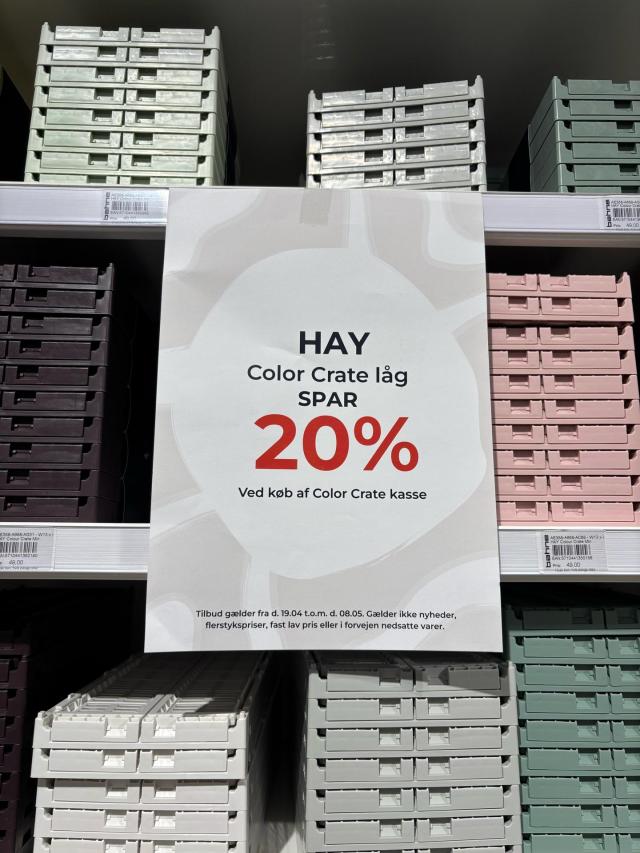 Hay   Color Crate låg 