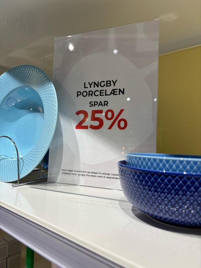 Spar 25% på Lyngby Porcelæn 