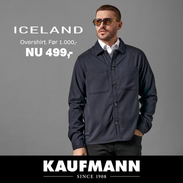Den perfekte overshirt - kun 499,-