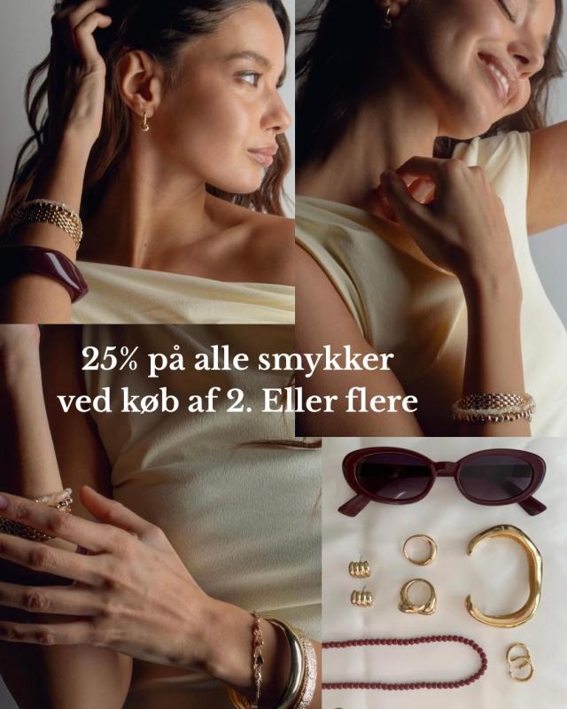25% på alle smykker, ved køb af 2 eller flere 💖