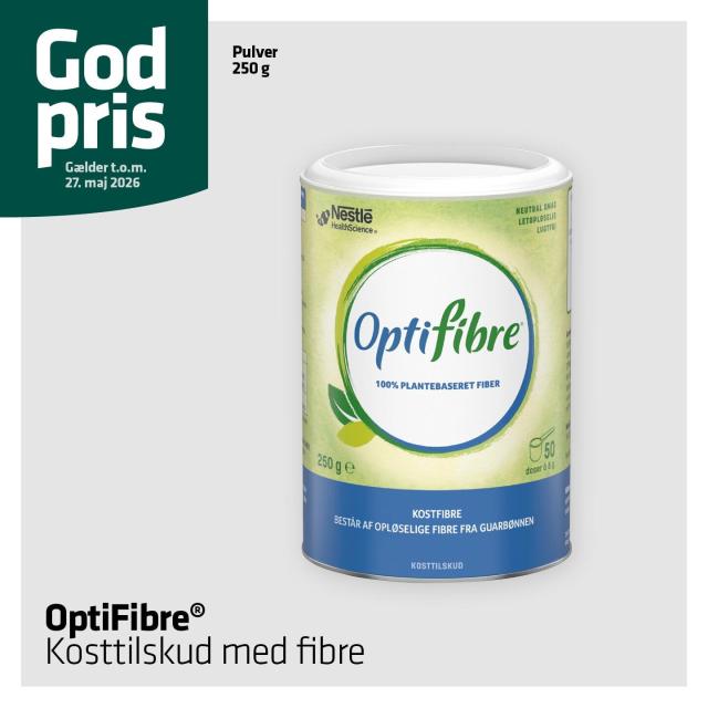 God pris på kosttilskud fra OptiFibre