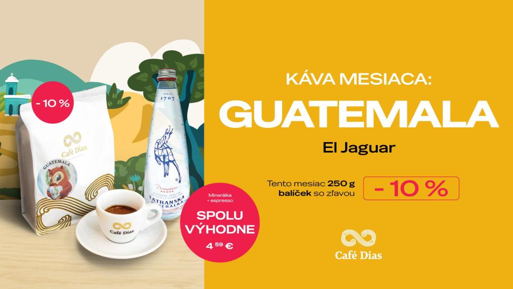 Výhodná mesačná ponuka v Café Dias