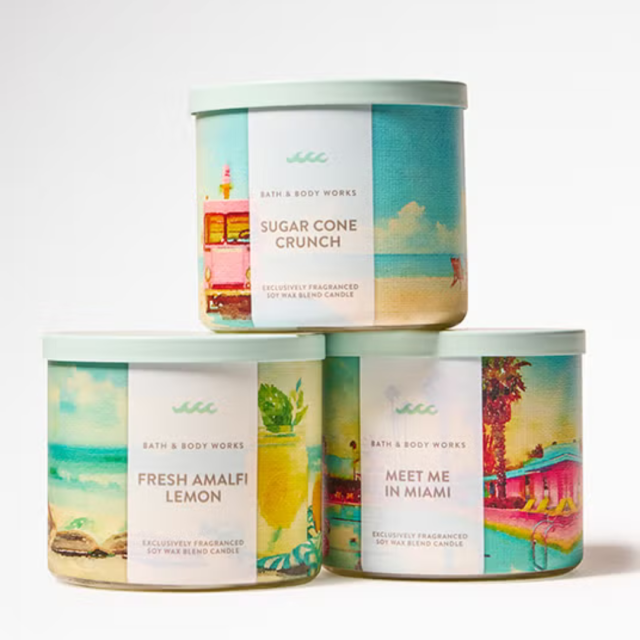$14.95 all 3-Wick Candles