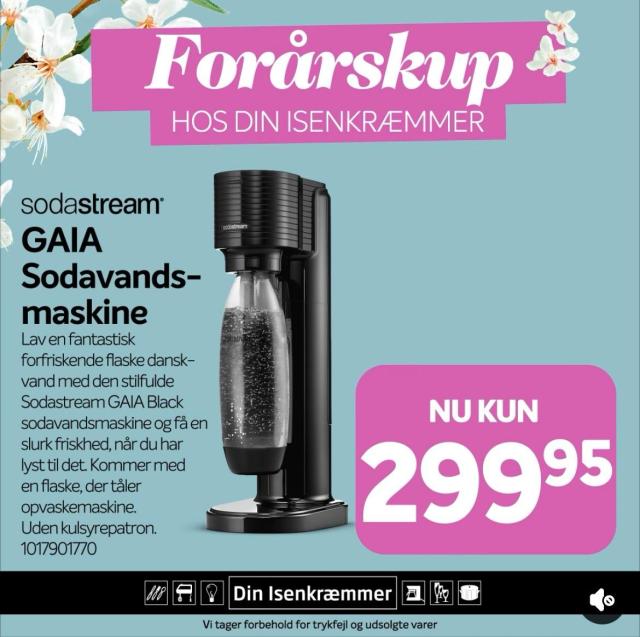 Sodastream maskine