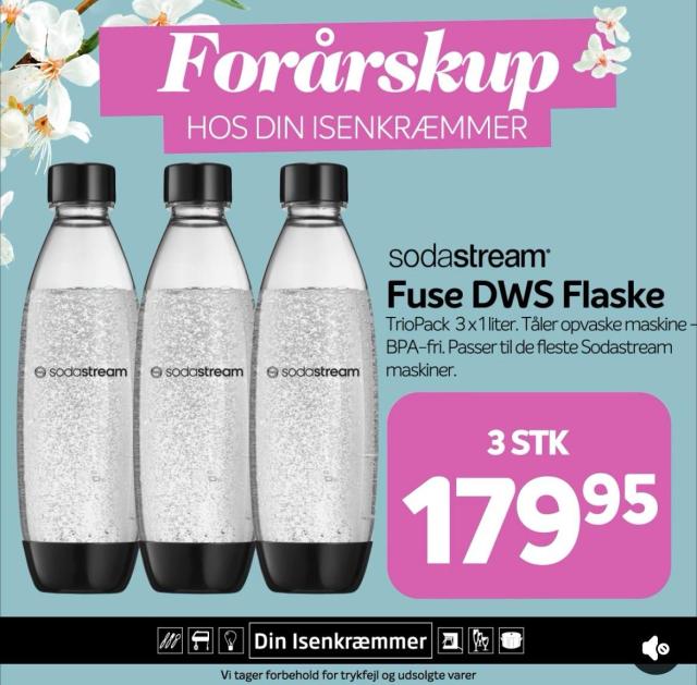 3 x1 ltr. Flasker 