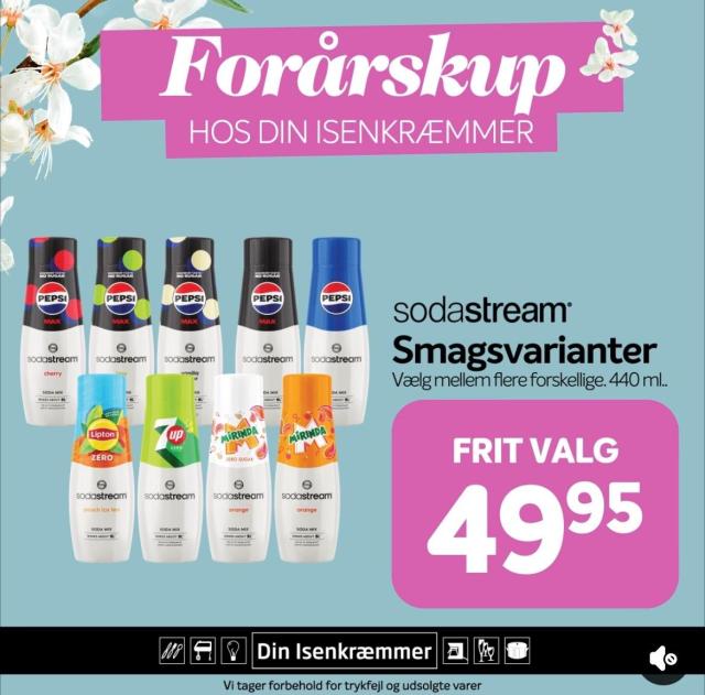 Forsk. Smage til sodavandsmaskiner
