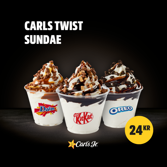 Carls TWIST sundae