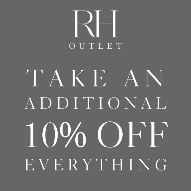 RH Outlet Memorial Day Sale