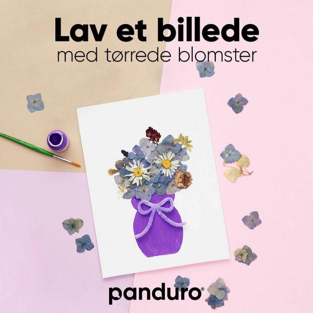 Arbejd med tørrede blomster 🌸