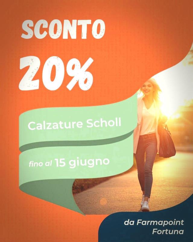 -20% calzature Scholl 