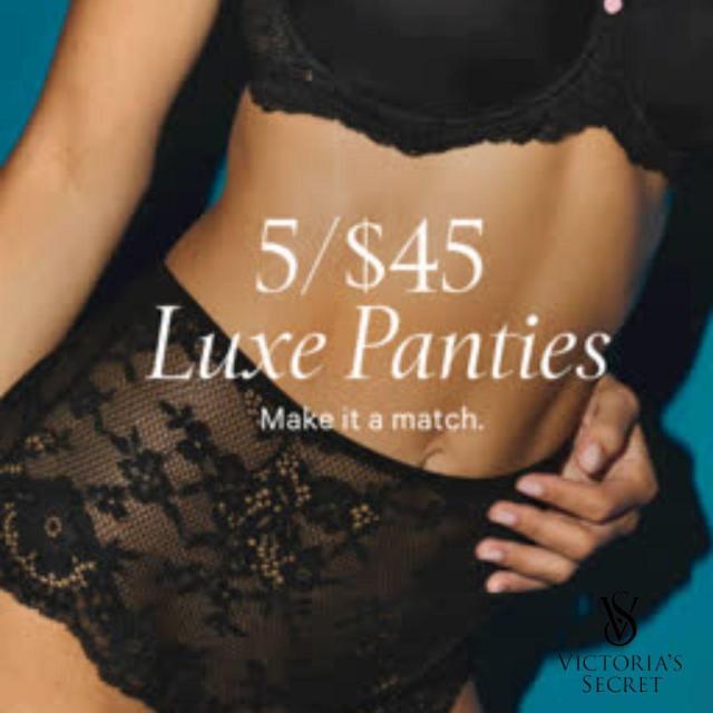 5/$45 Luxe Panties