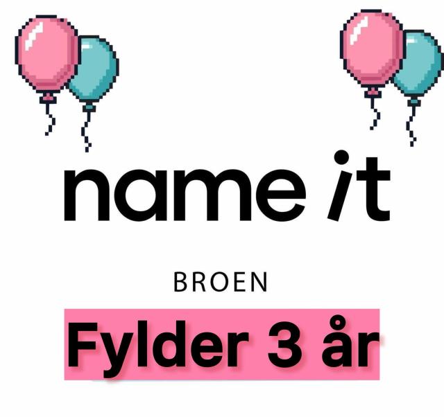 Name it FØDSELSDAG 20% på HELE butikken