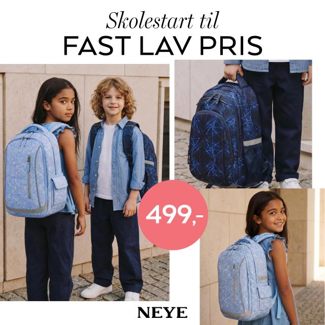 Skolestart til fast lav pris ❤️