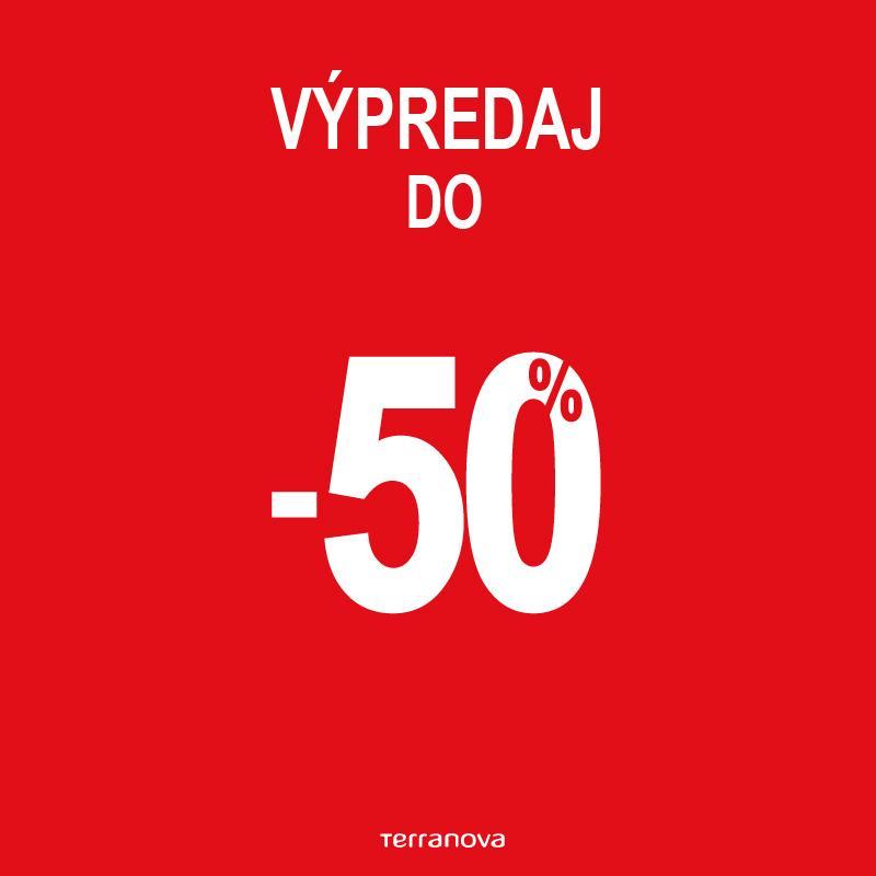 Výpredaj do - 50%