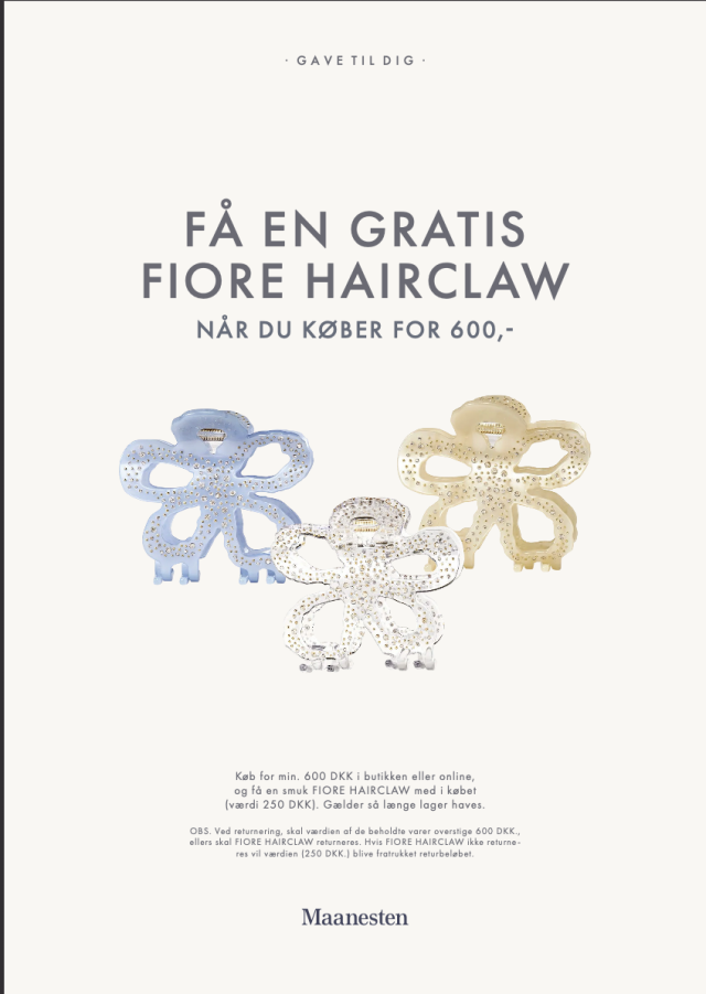 FÅ EN GRATIS FIORE HAIRCLAW