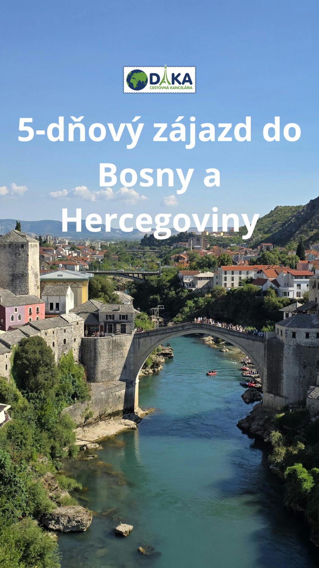 💙 5 dní na Balkáne - Bosna a Hercegovina🏔️