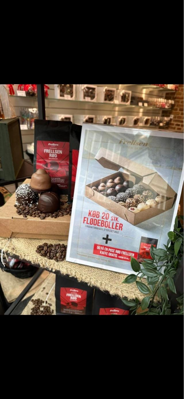Kaffe og flødeboller   