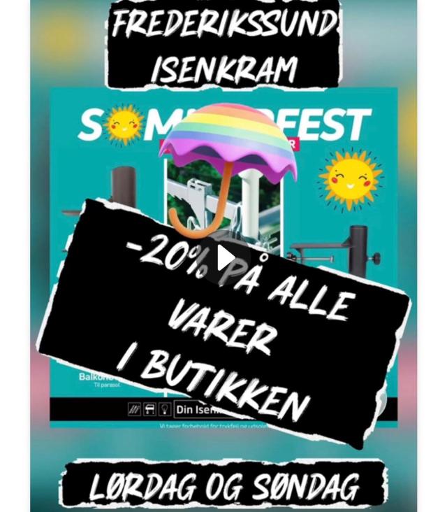 -20%  på ALLE varer i butikken