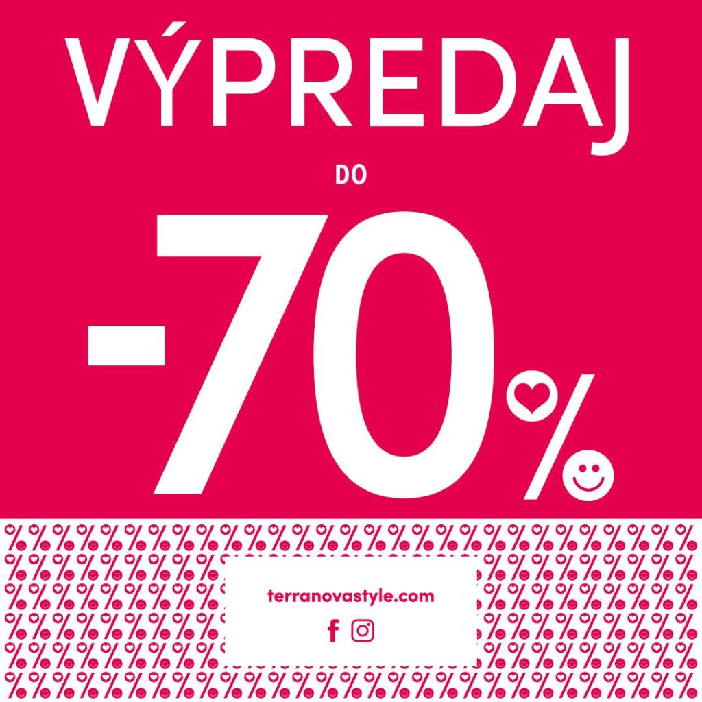 Výpredaj až do - 70%