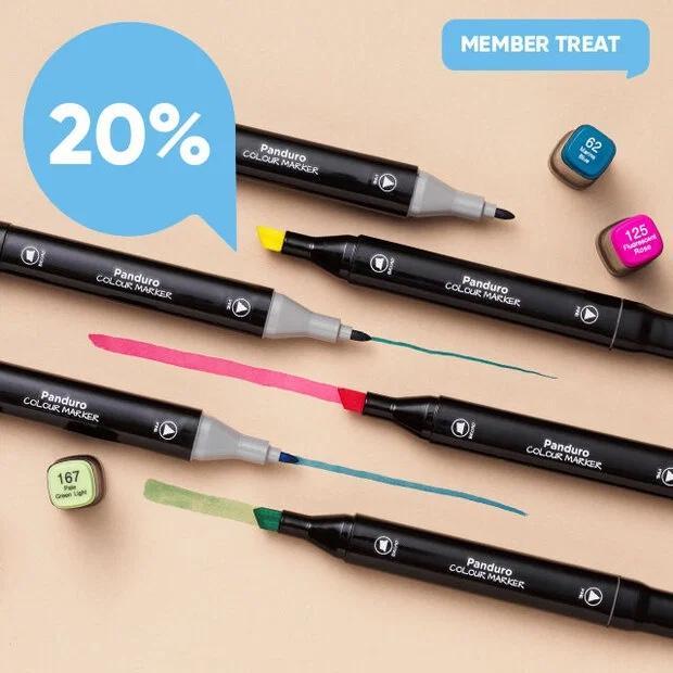 Opfyldningsrabat på Panduro markers🖌️