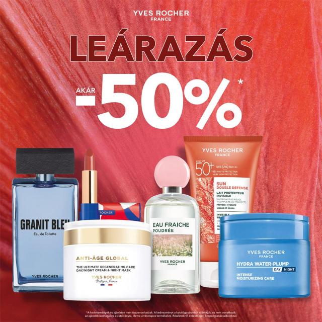 Yves Rocher kiárusítás