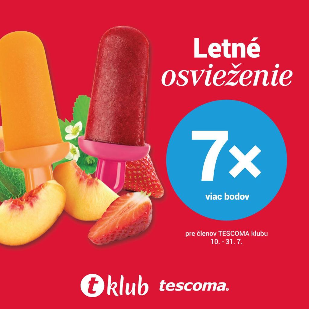 Doprajte si 7-násobnú porciu bodov od Tescomy