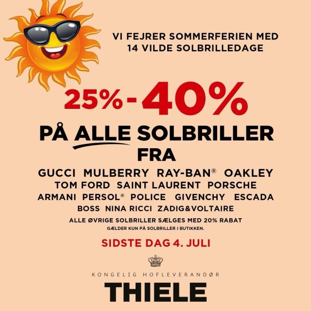 😎 Sommerudsalg hos Thiele