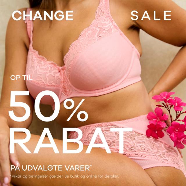 SALE - spar op til 50%* 