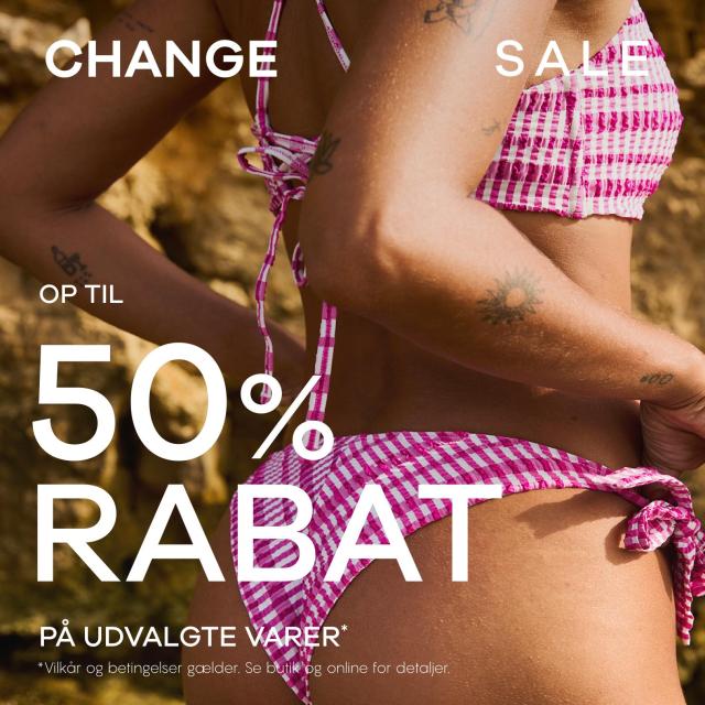 SALE - spar op til 50%*