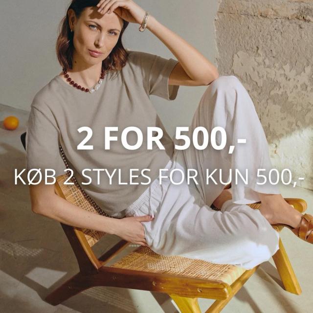 2 FOR 500,-